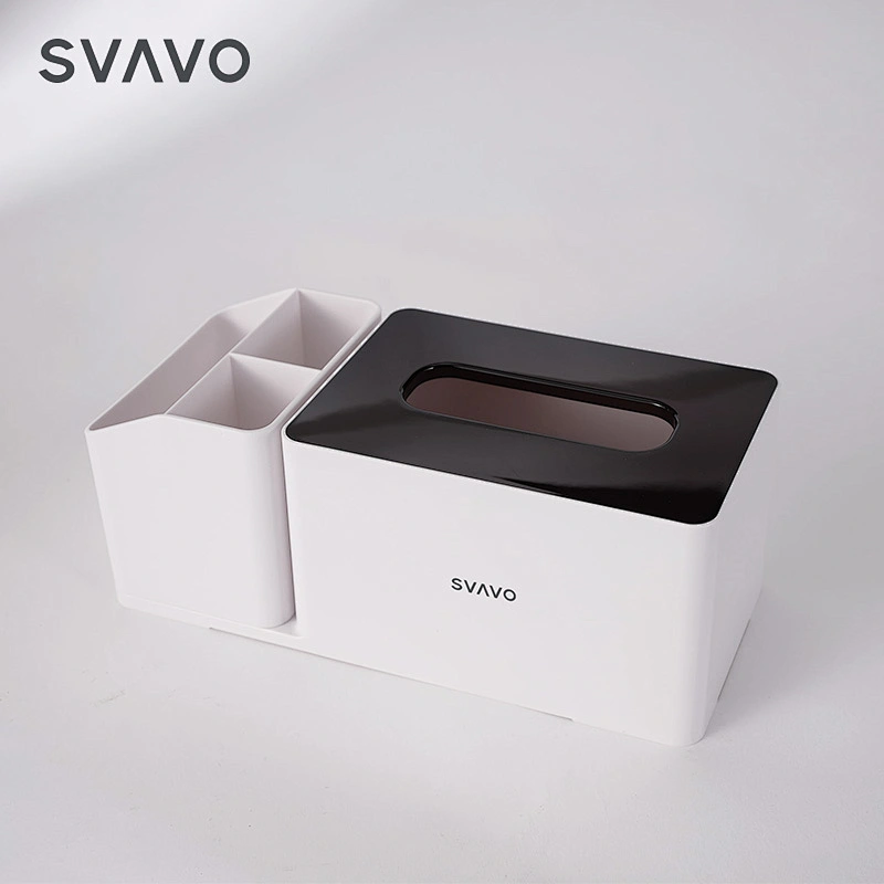 SVAVO Wholesale Tissue Box Custom Multifunctional Toilet Paper Napkins Plastic Box