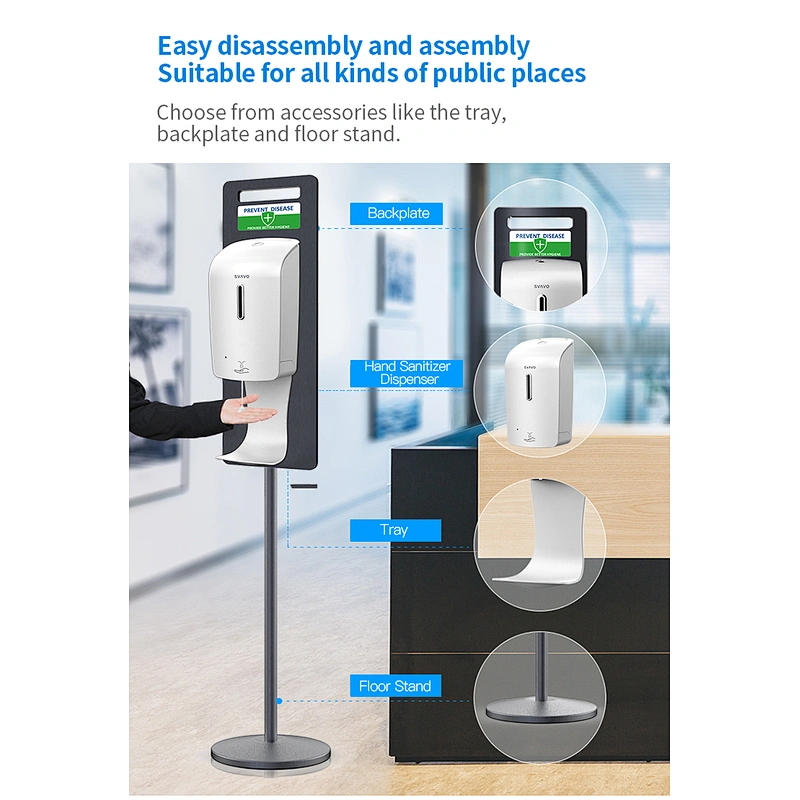 Electric Sensor AA Battery Operated Touchless Automatic Hand Sanitizer Liquid Foam Gel Spray Dispenser