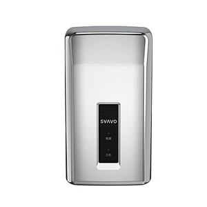 1000W High Speed Electric Power Wall Mounted White Silver Chrome plastic mini hand dryer for toilet