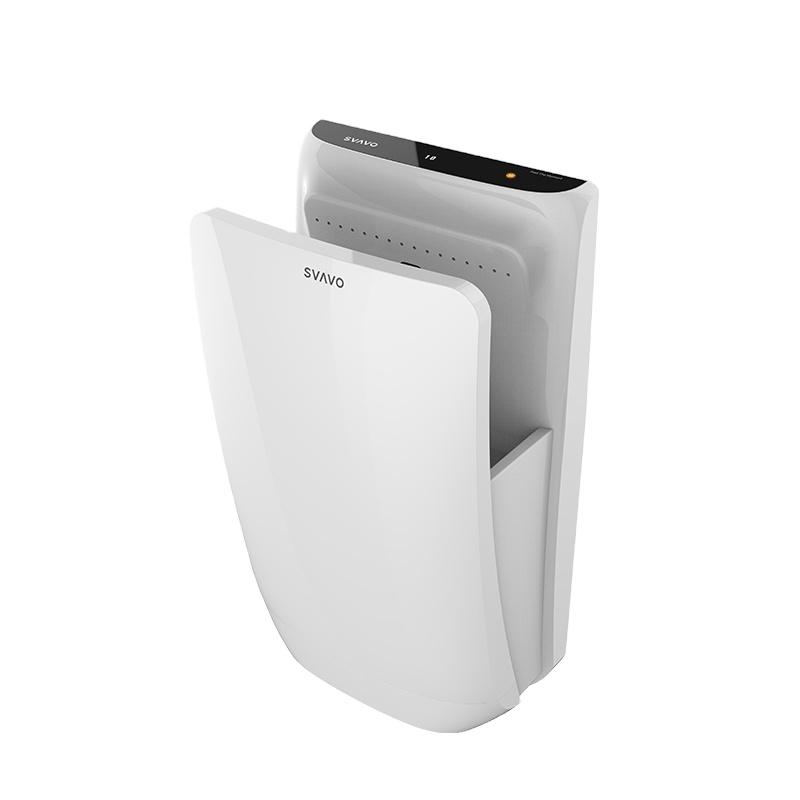 Plastic ABS Toilet hand dryer jet with automatic hand dryer for hotel mall office building bathroom PL-151076 hand dryer