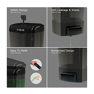 Best selling 700ml plastic ABS hotel use good quality SVAVO liquid manual soap dispenser