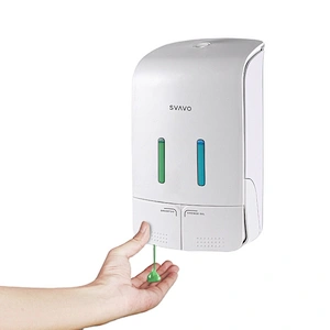 SVAVO Bathroom Wall Mounted Liquid Soap Dispenser dispensador de sabao de plastico hotel refill bottles shampoo dispenser