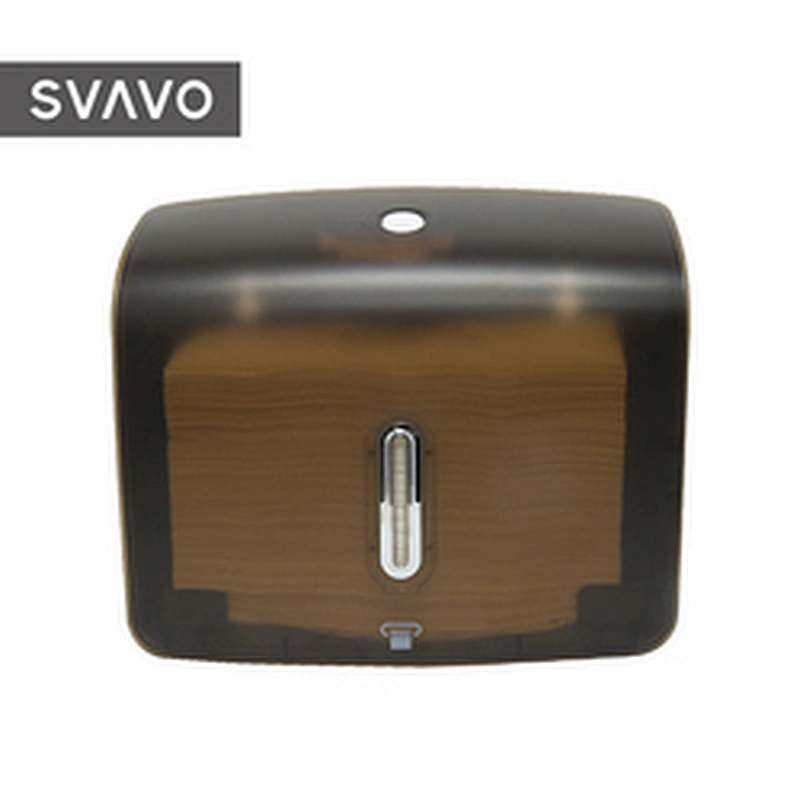 Hot selling popular wall mounted paper towel dispenser for office Lockable Black