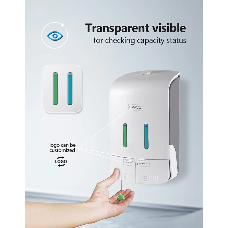 Liquid Soap Dispenser Mounted Soap Dispenser Wholesale New Wall Mounted Plastic Manual Liquid Dispenser