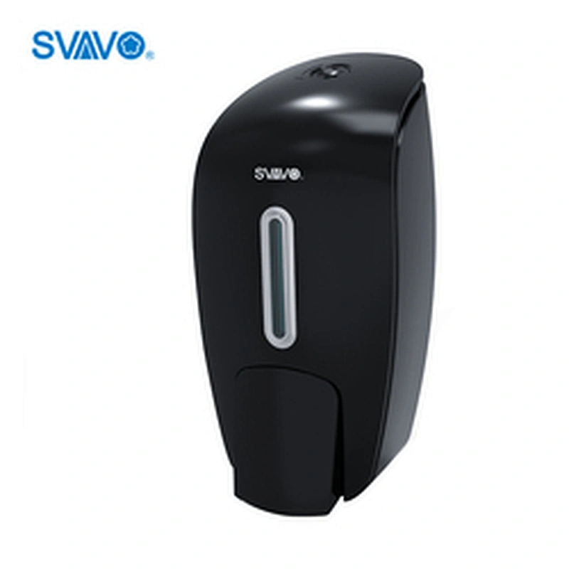 SVAVO High quality plastic hotel toilet hand liquid foaming manual Soap Dispenser Bottle Set for Bathroom-PL-151051