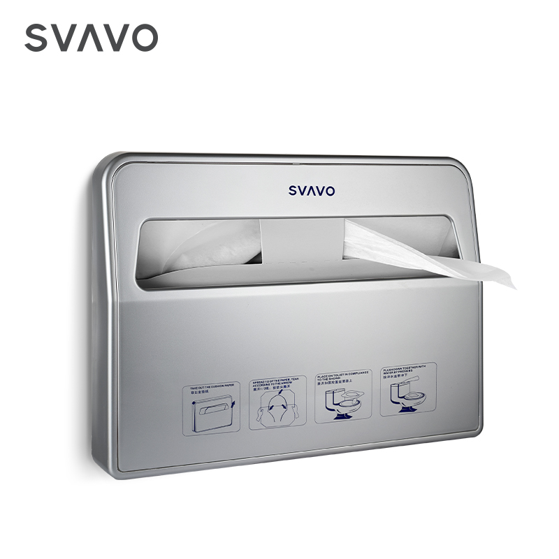 SVAVO Commercial Public Bathroom Wall Mounted Disposable toilet seat cover paper dispensers