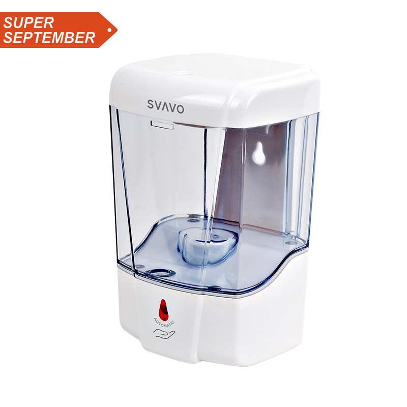 Kitchen accessories wall hanging liquid dish automatic hands free soap dispenser