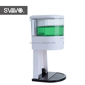 SVAVO best selling wall mounted automatic alcohol dispenser with base