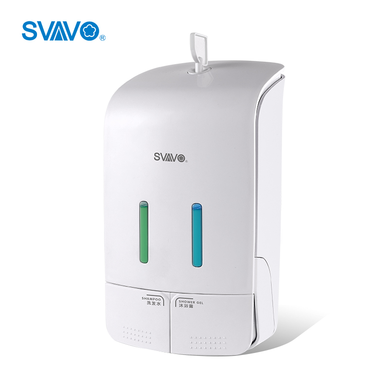 SVAVO Double 1100 ml  k9 pro Hand Sanitizer Dispenser for Hotel Bathroom