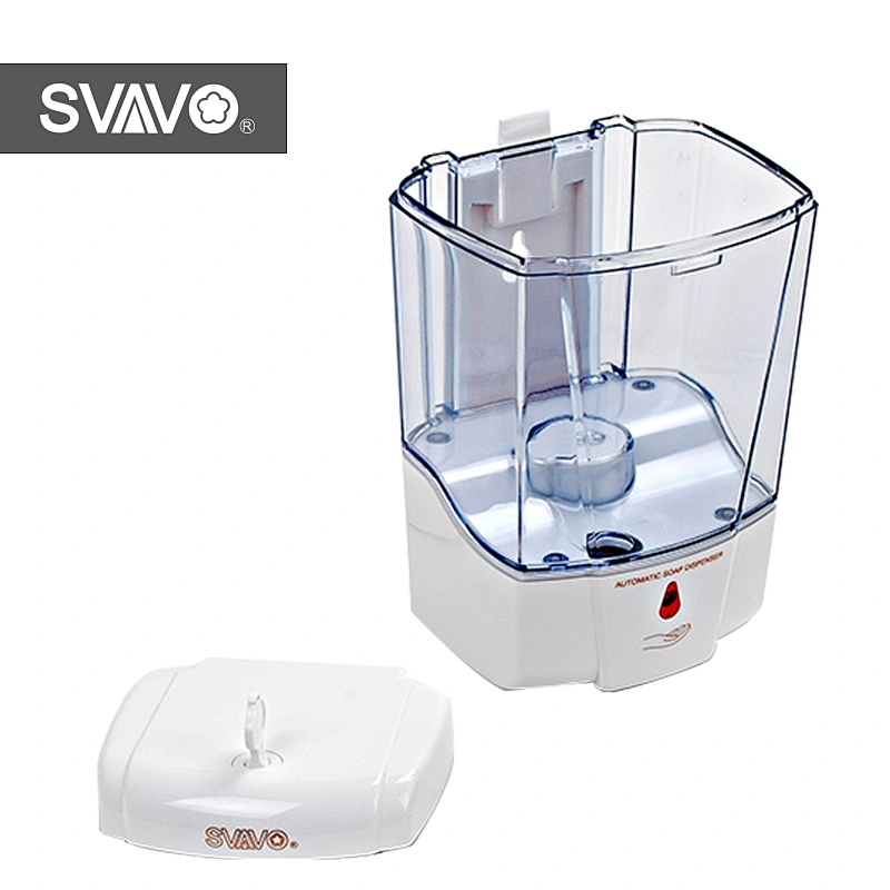 white medical wall mounted auto sensor soap dispenser hand wash
