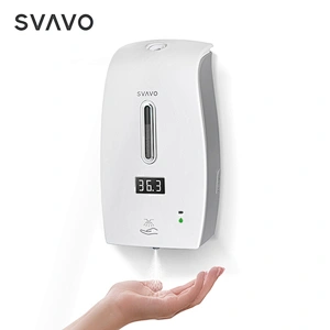 SVAVO plastic ABS  Automatic 75% Alcohol Hand Sanitizer Dispenser 600ml wall-mounted automatic soap dispenser