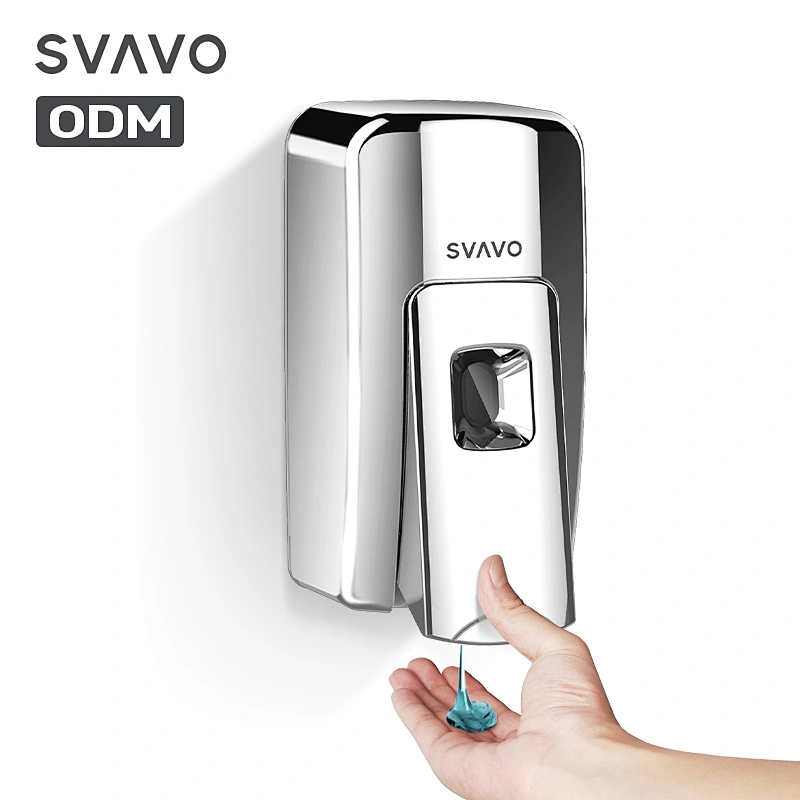 Wall mounted push shower gel soap dispenser