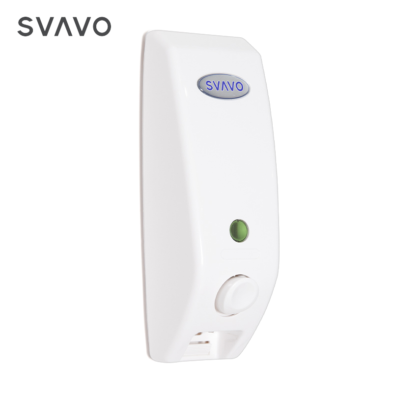 SVAVO ABS Wall Mounted Hand Soap Dispenser Manual Shower Gel Shampoo Dispenser For Bathroom