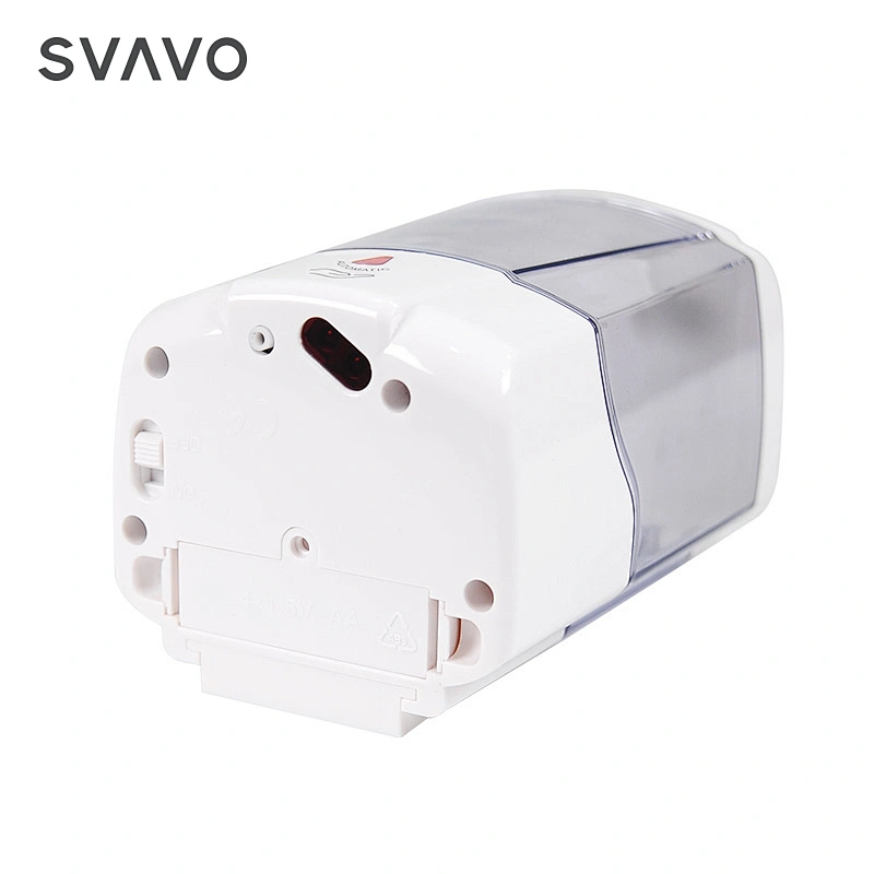 Amazon best seller hotel plastic 600ml automatic liquid soap hand wash dispenser