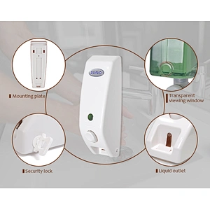 SVAVO Single Plastic Hotel Bathroom Manual Soap Dispenser