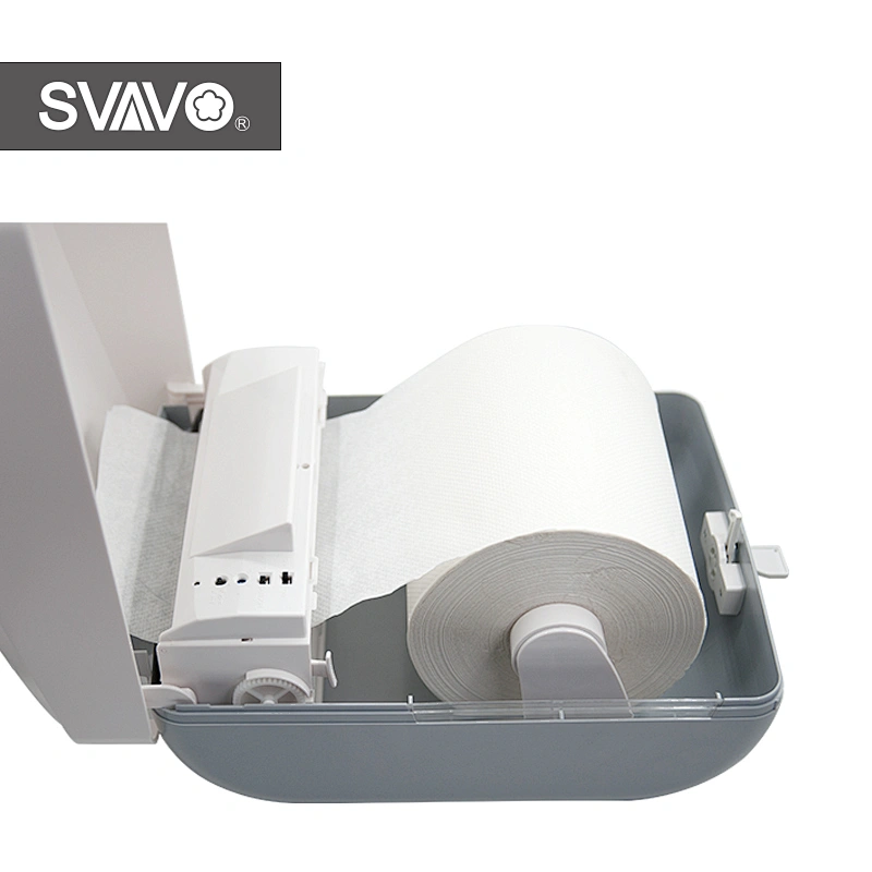 Automatic Sensor Roll Toliet Paper Towel Dispenser Wall Mount Holder Auto Cut Jumbo Roll Tissue Dispensers for Hotel Bathroom