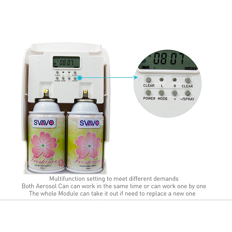 Wholesale smart air freshener dispenser Eco-friendly room electric auto spray perfume dispenser air freshener