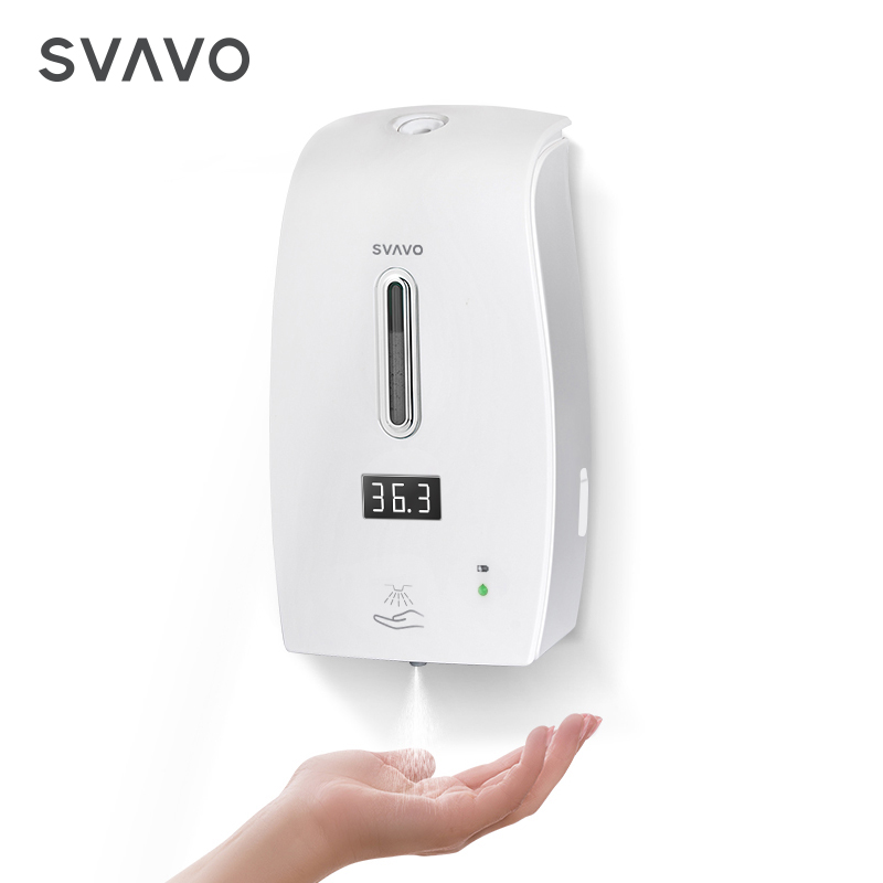 600ml Automatic Temperature Measurement K9 Pro Thermometer Hand Sanitzier Soap Dispenser Touchless