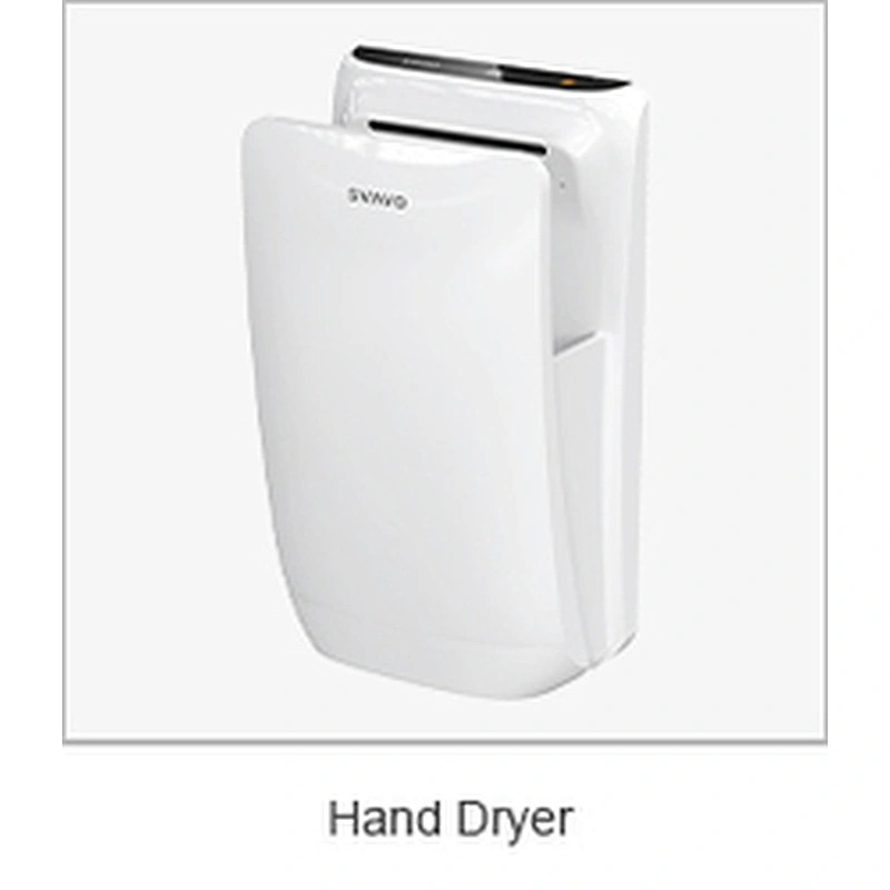 1800W Wall Mounted Double Side Fast Drying Auto Jet Hand Dryer for Toilet Electric ABS Plastic PL-151076