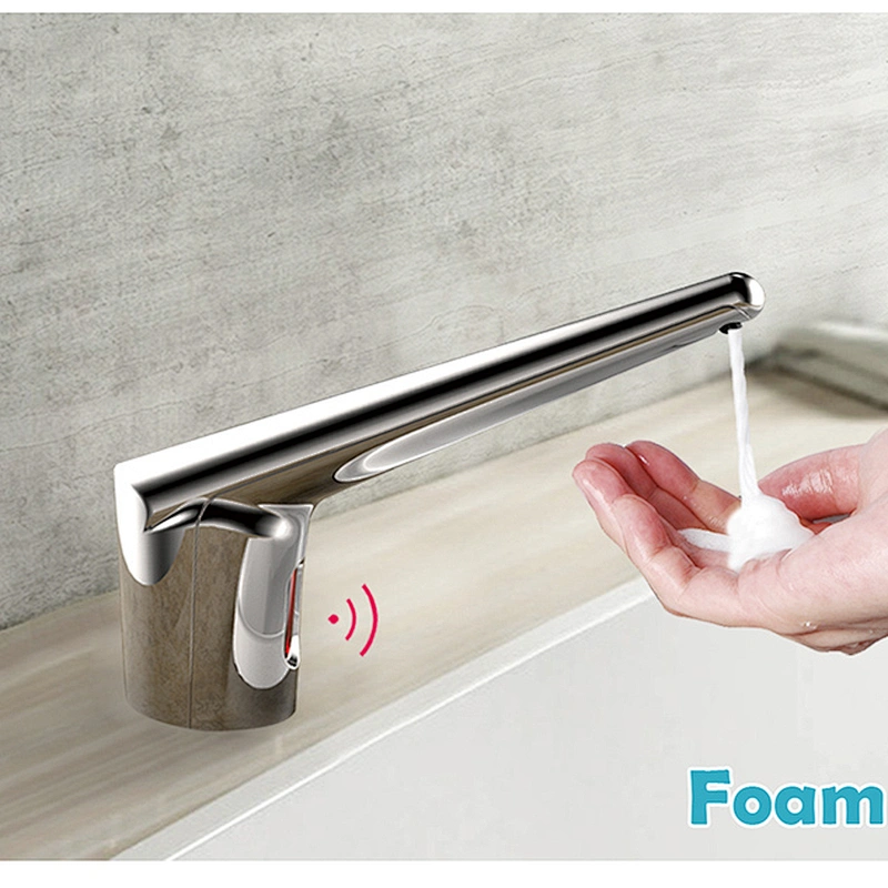 Faucet Type Deck Mounted Touchless Auto Sensor Liquid Soap Dispenser V-SEN3075