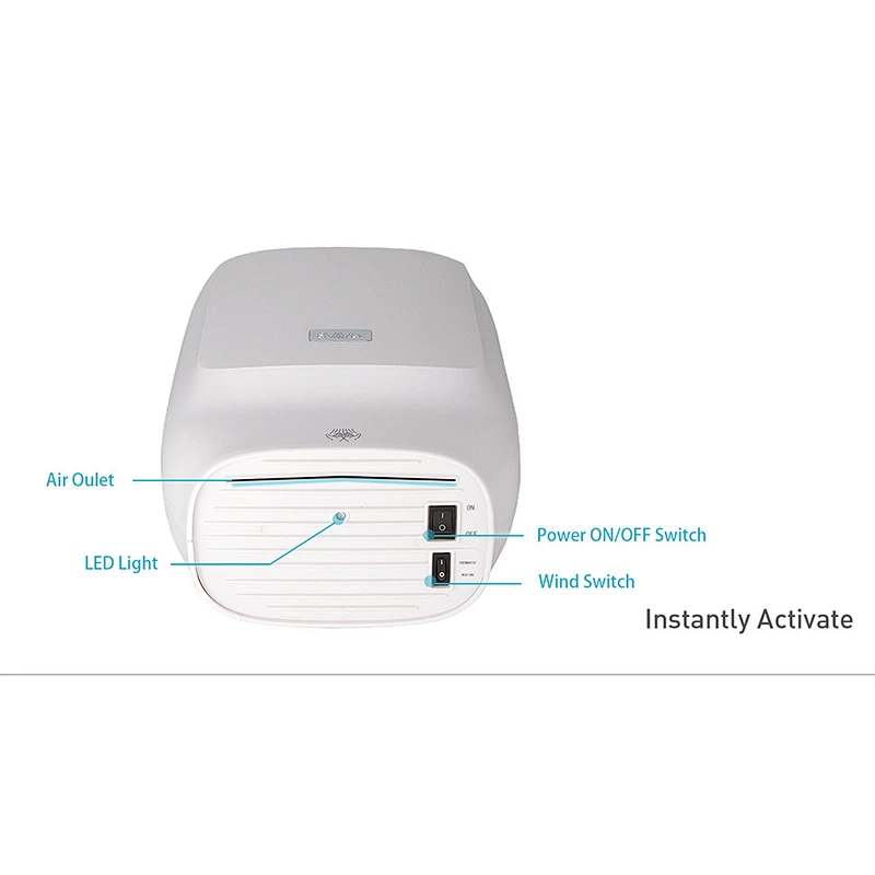 Hot Sale 2021Premium Commercial Vertical 5-7second Jet Air Hand Dryer with HEPA Filter High Speed hand dryer