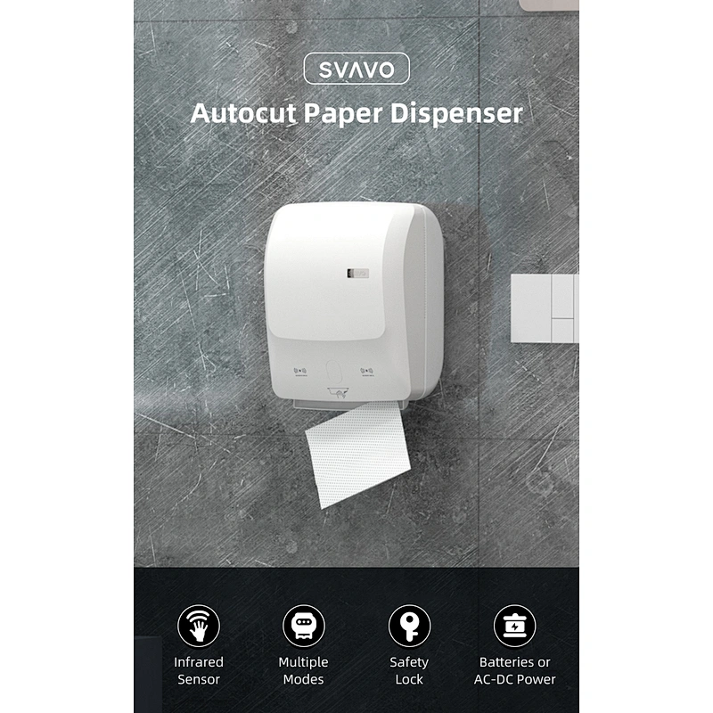 Bathroom Sensor Toilet Automatic Autocut wall mounted Hand Jumbo napkin Roll Tissue holder Paper Towel Dispenser