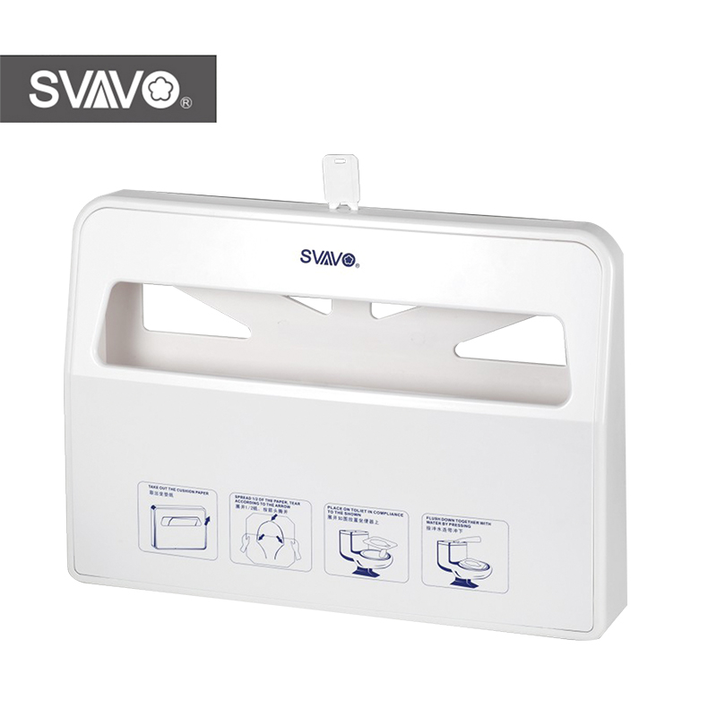 Toilet Seat Paper Dispenser Towel Roll Holder Disposable Toilet Seat Cover Paper Holder Home Hotel Bathroom