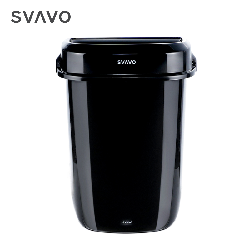 Customized Stand Free Large Plastic Eco Friendly Kitchen Plastic Trash Can Bin