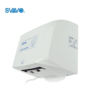 High speed hotel bathroom plastic abs electric infrared sensor automatic hand dryer