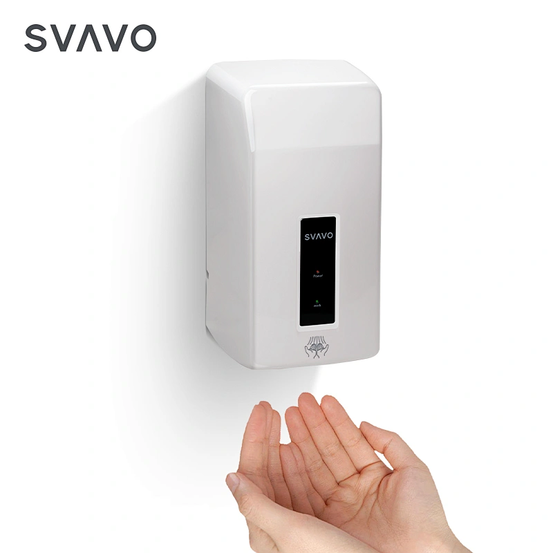 Promotional Commercial Fast drying 1000W abs automatic jet hand dryer high quality hot sell wall-mounted secador de manos