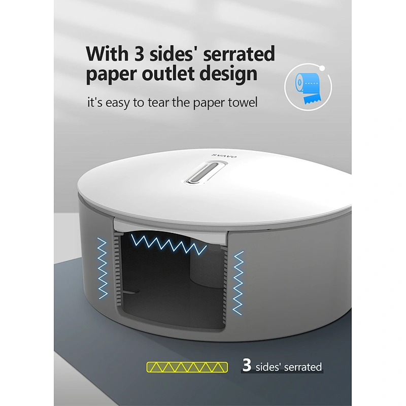 PLAZA Series Wall Mounted Toilet Towel Holder Tissue Box Jumbo Roll Paper Towel Dispenser