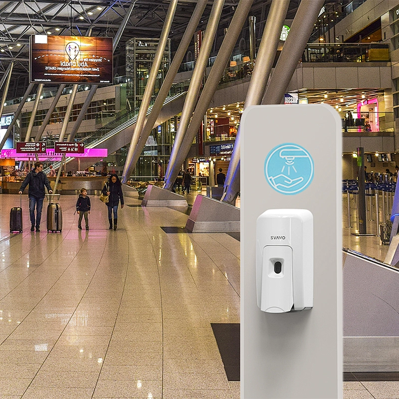 SVAVO good design modern style waterproof white chrome Hand Wash Chrome liquid Soap Foam Dispenser
