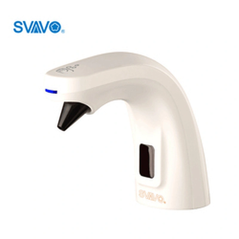 Shopping mall refillable faucet type deck mounted electric automatic sensor foam soap dispenser