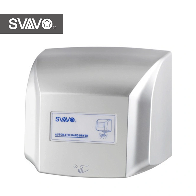 High speed hotel bathroom plastic abs electric infrared sensor automatic wall mounted hand dryer