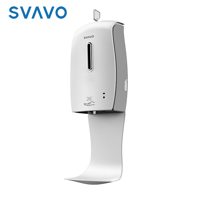 SVAVO Spray Alcohol Refill 600ML Touchless Automatic Disinfectant Dispenser Wall Mounted Installation Hotel ABS Plastic CN;GUA