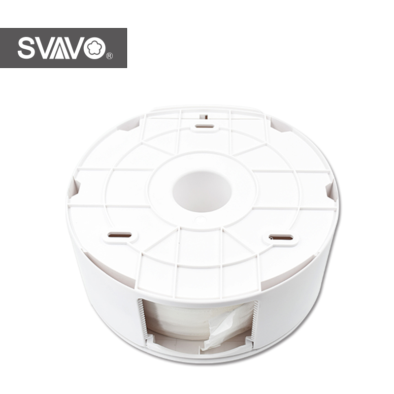 SVAVO Jumbo Roll Paper Towel Dispenser Holder Visible Window Kitchen Roll Paper Towel Holder for Bathroom with Locking