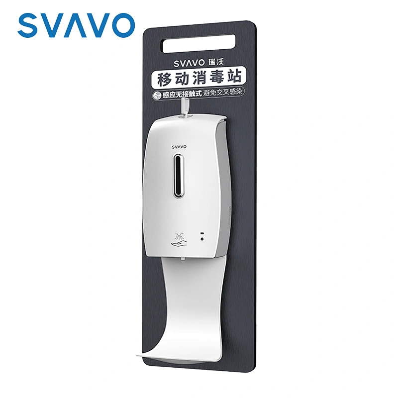 Factory Price Wall Mounted ABS Sensor Infrared Spray Soap Dispenser Bathroom Accessories Hotel Plastic SVAVO PL-151047-O Support