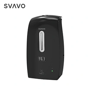 SVAVO Ready to ship drop shipping factory price OEM good design plastic ABS white Hand foam soap dispensers with thermodetector