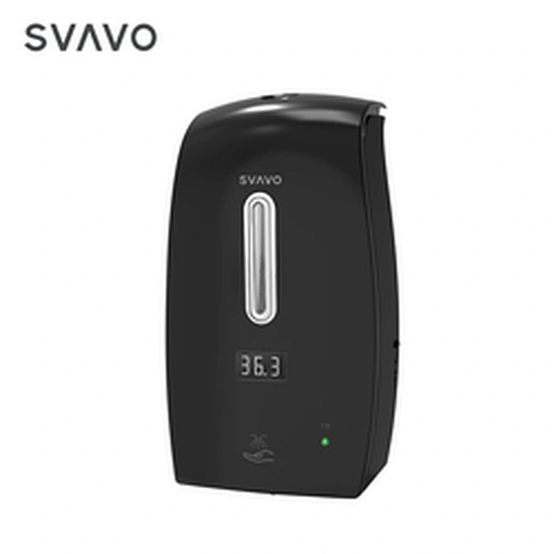 SVAVO Ready to ship drop shipping factory price OEM good design plastic ABS white Hand foam soap dispensers with thermodetector