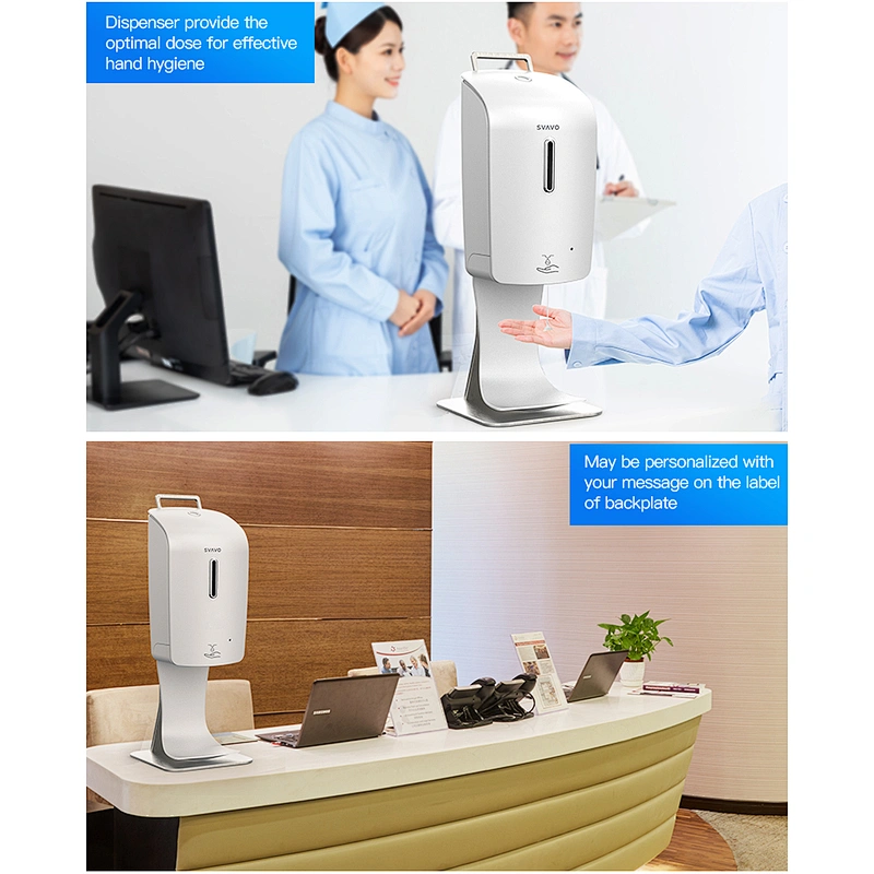 Electric Sensor AA Battery Operated Touchless Automatic Hand Sanitizer Liquid Foam Gel Spray Dispenser