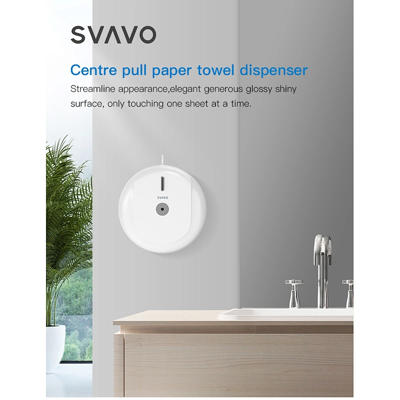 Airport One-at-a-time Dispensing Jumbo Roll Tissue Box Central Paper Holder Center Pull Paper Towel Dispenser