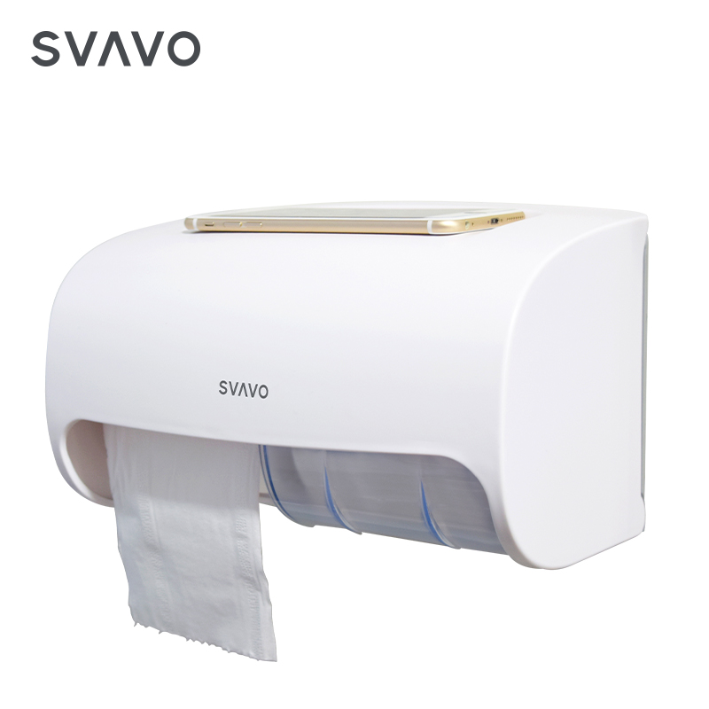 SVAVO factory directly sale high quality double roll horizontal tissue dispenser box