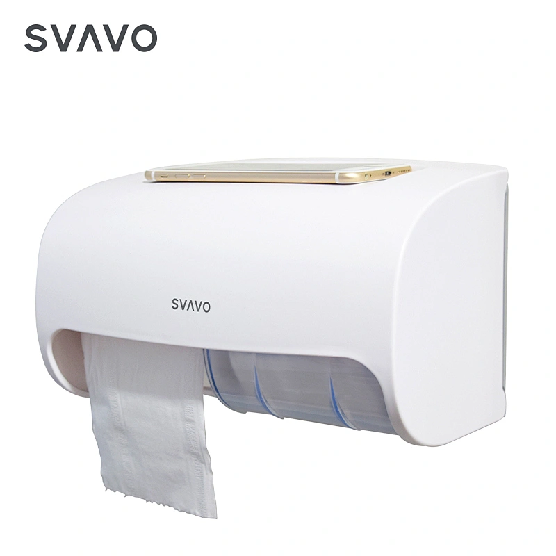 SVAVO factory directly sale high quality double roll horizontal tissue dispenser box