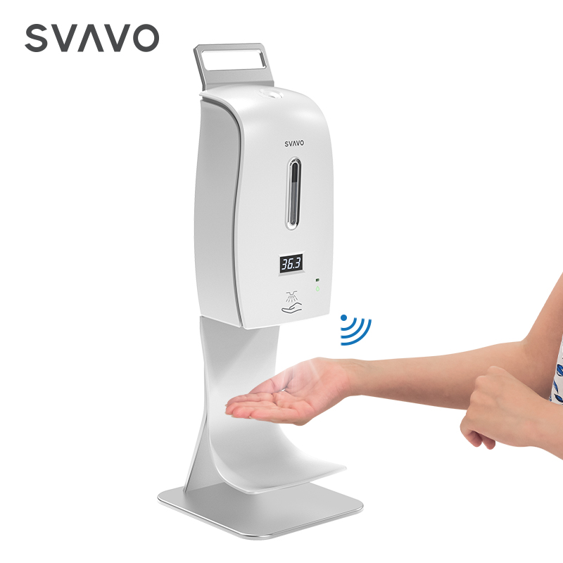 Best 600ml LED temperature display Automatic hand sanitizer dispenser liquid Spray dispenser Hand Sanitizer Soap Dispenser
