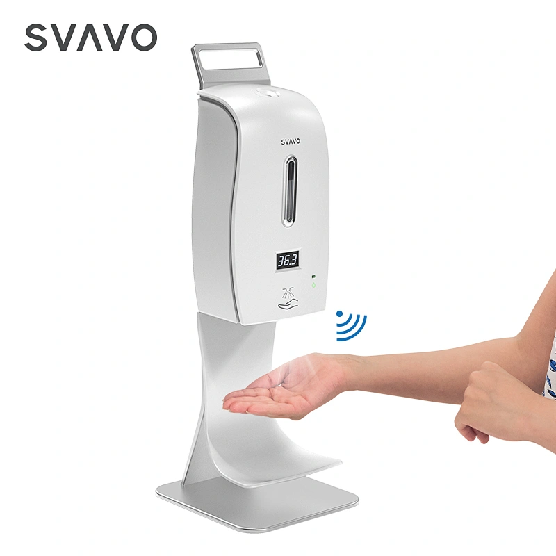 Best 600ml LED temperature display Automatic hand sanitizer dispenser liquid Spray dispenser Hand Sanitizer Soap Dispenser