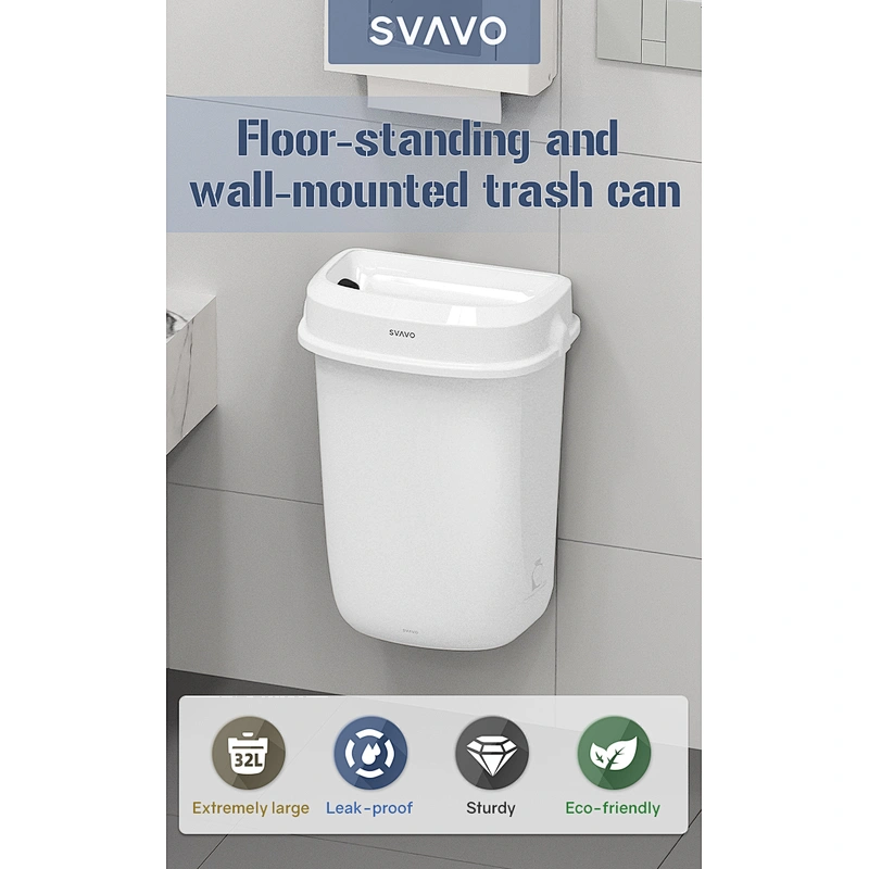 32L household plastic waste bin wholesale Kitchen automatic smart trash can/garbage bin