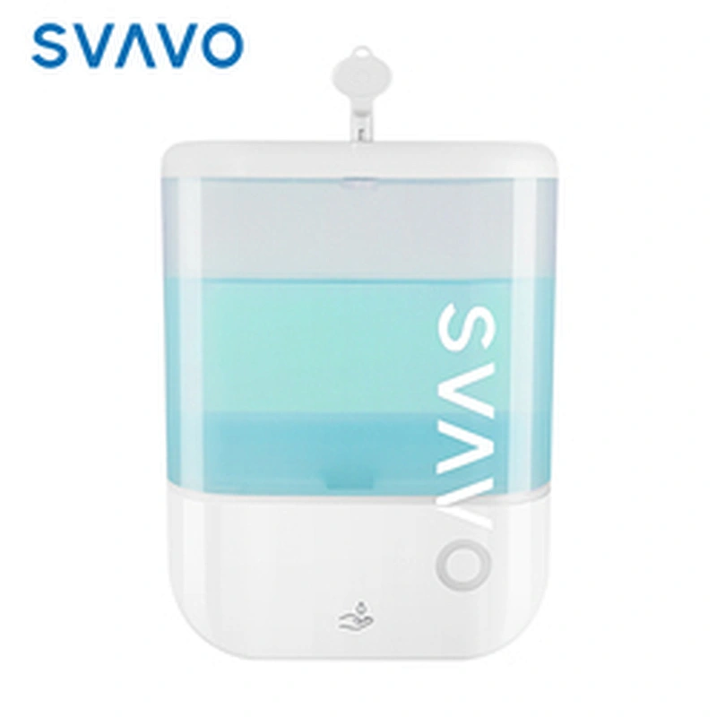 SVAVO 1000ml black wall smart sensor soap dispenser for hotel