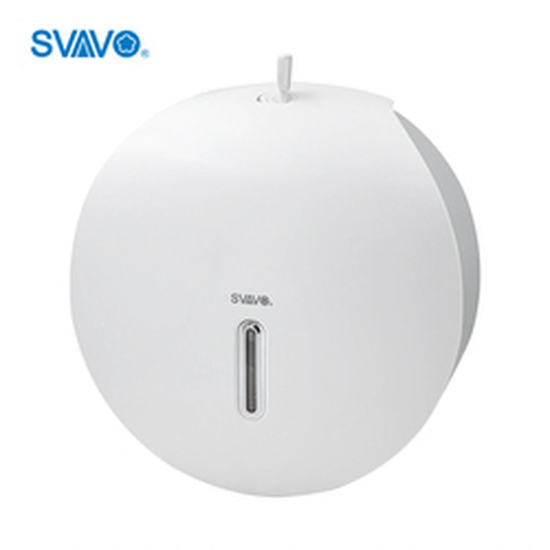 Commercial Hotel Mall Bathroom accessories plastic white/black jumbo toilet paper roll dispenser