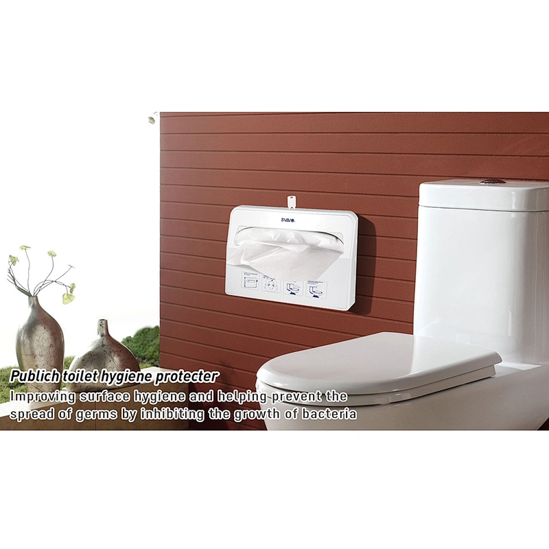 Toilet Seat Paper Dispenser Towel Roll Holder Disposable Toilet Seat Cover Paper Holder Home Hotel Bathroom
