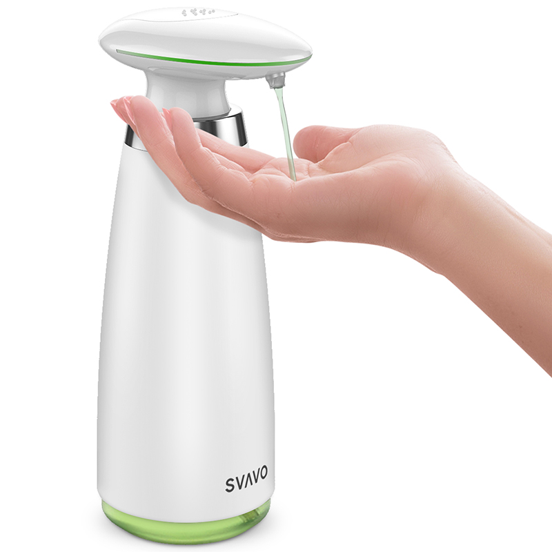 SVAVO new desktop plastic kitchen auto touchless soap dispenser touch free sensor automatic soap dispenser